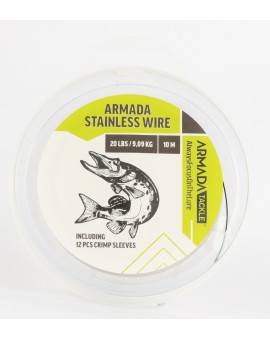 ARMADA STAINLESS WIRE INCLUDING CRIMPS 10M Interfiske - 1