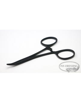 HIGH GRADE PEANG CURVED 5" BLACK Fly Dressing - 1