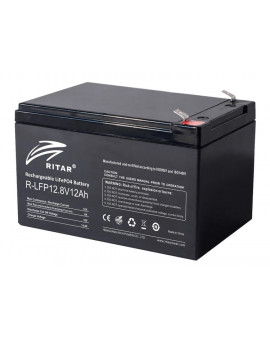 Batteri & tillbehör RITAR LITHIUM BATTERI 12,8V 18AH