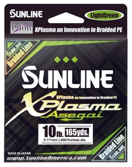 Flätlinor SUNLINE XPLASMA ASEGAI LIGHT GREEN 150M