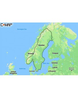 C-MAP DISCOVER SJÖKORT Lowrance - 4