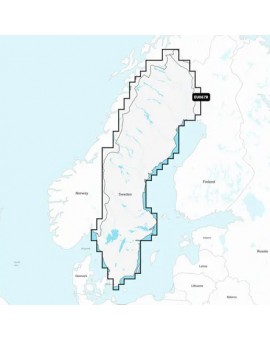 Ekolod/Plotter GARMIN NAVIONICS + SWEDEN LAKES & RIVERS