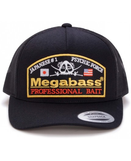 MEGABASS CAP PSYCHIC TRUCKER BLACK/BLACK Megabass - 1