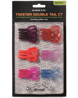 KINETIC TWISTER DOUBLE TAIL BURNING RUBBER MIX Kinetic - 1