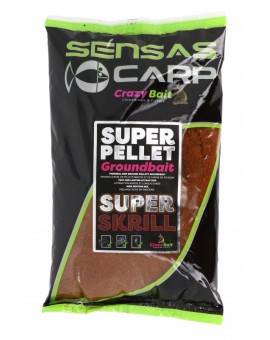 SENSAS SUPER PELLET GROUNDBAIT SUPER SKRILL 1KG Sensas - 1