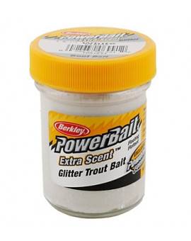 Gulp & Powerbait POWERBAIT GLITTER TROUT BAIT WHITE