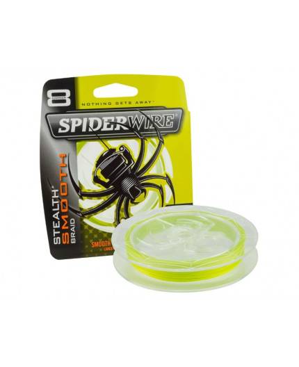 SPIDERWIRE STEALTH SMOOTH 8 HI-VIS YELLOW  - 1